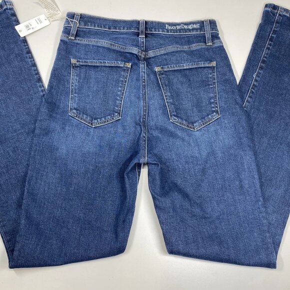 Mother Women’s The Hustler Ankle Fray Flare Jeans Size 27 Dark Blue - Picture 14 of 14